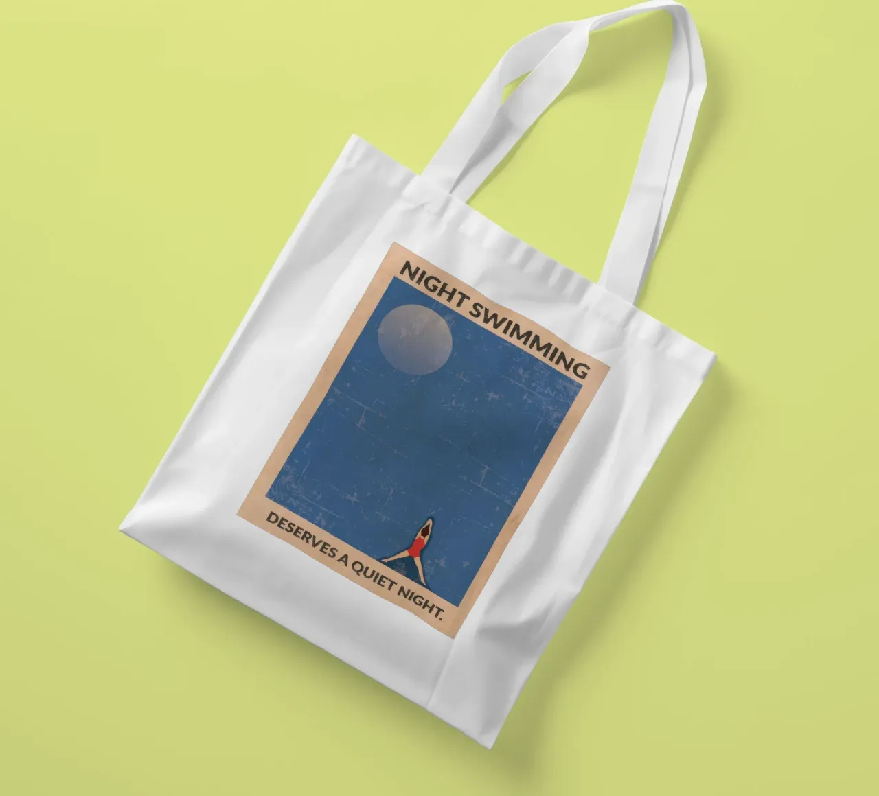 Acque libere (di notte) borsa in juta da Blue Water