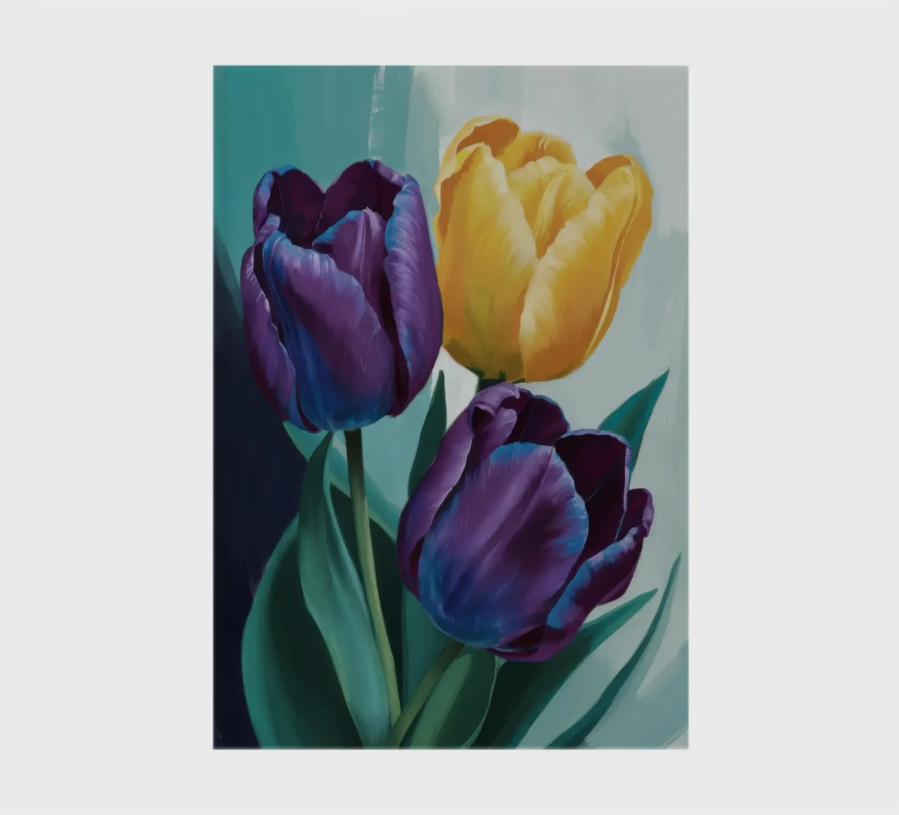 Moody Tulip Duo notebook by Flock Reverie