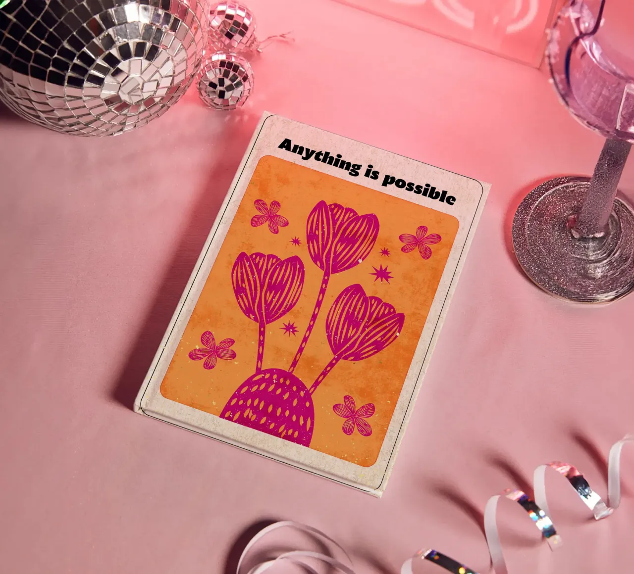 Tout est possible dans l'art floral carnet de notes de Jason Studio