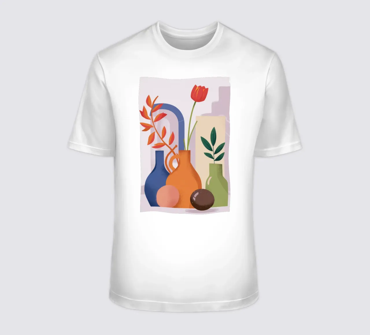 Natura morta astratta d'autunno t-shirt da Flock Reverie