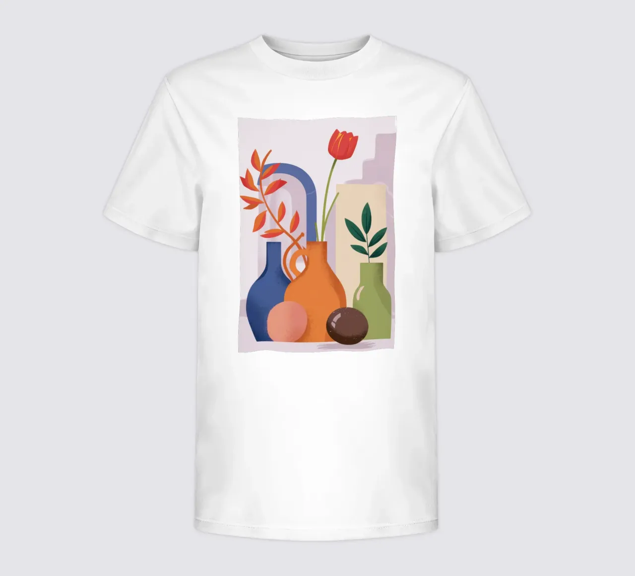 Abstraktes Herbststillleben Kinder T-Shirt von Flock Reverie