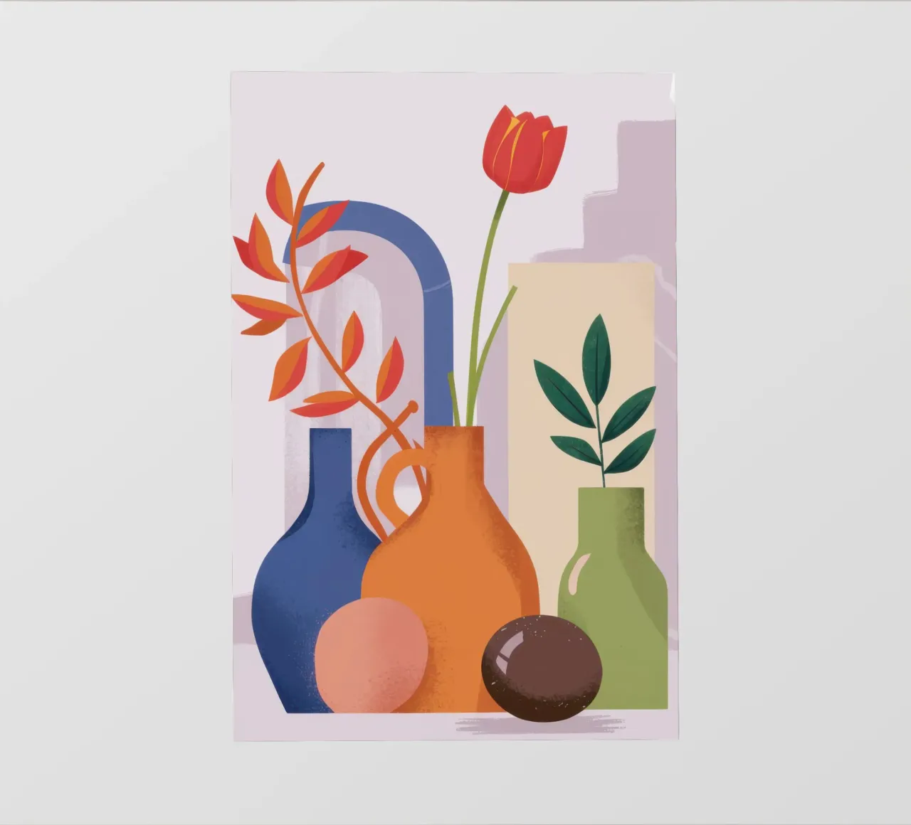 Abstract Autumn StillLife photo wallpaper by Flock Reverie