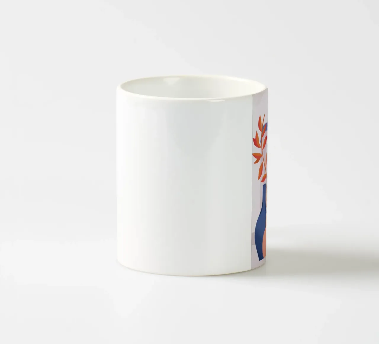 Natura morta astratta d'autunno tazza in ceramica da Flock Reverie
