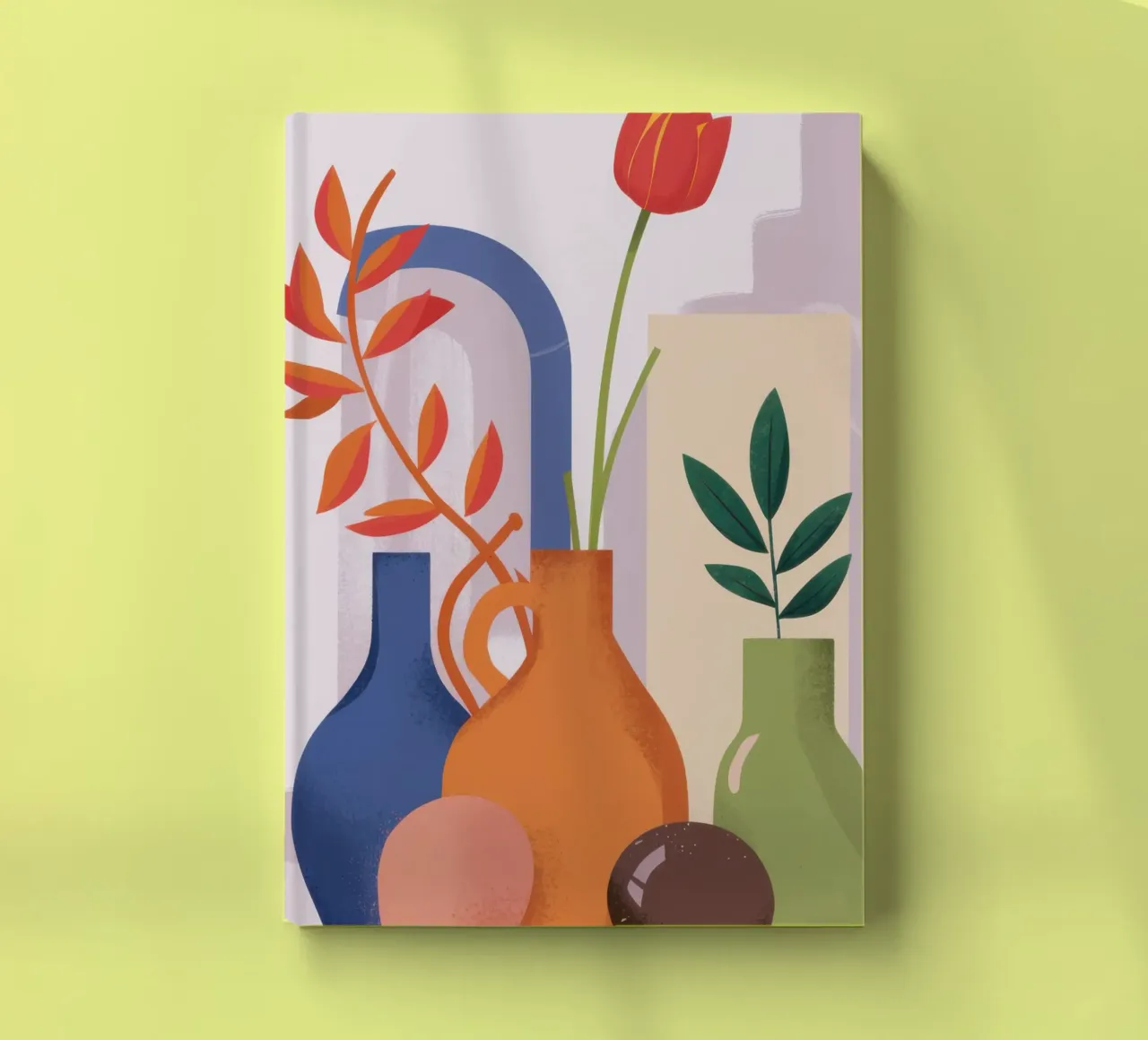 Nature morte abstraite d'automne carnet de notes de Flock Reverie