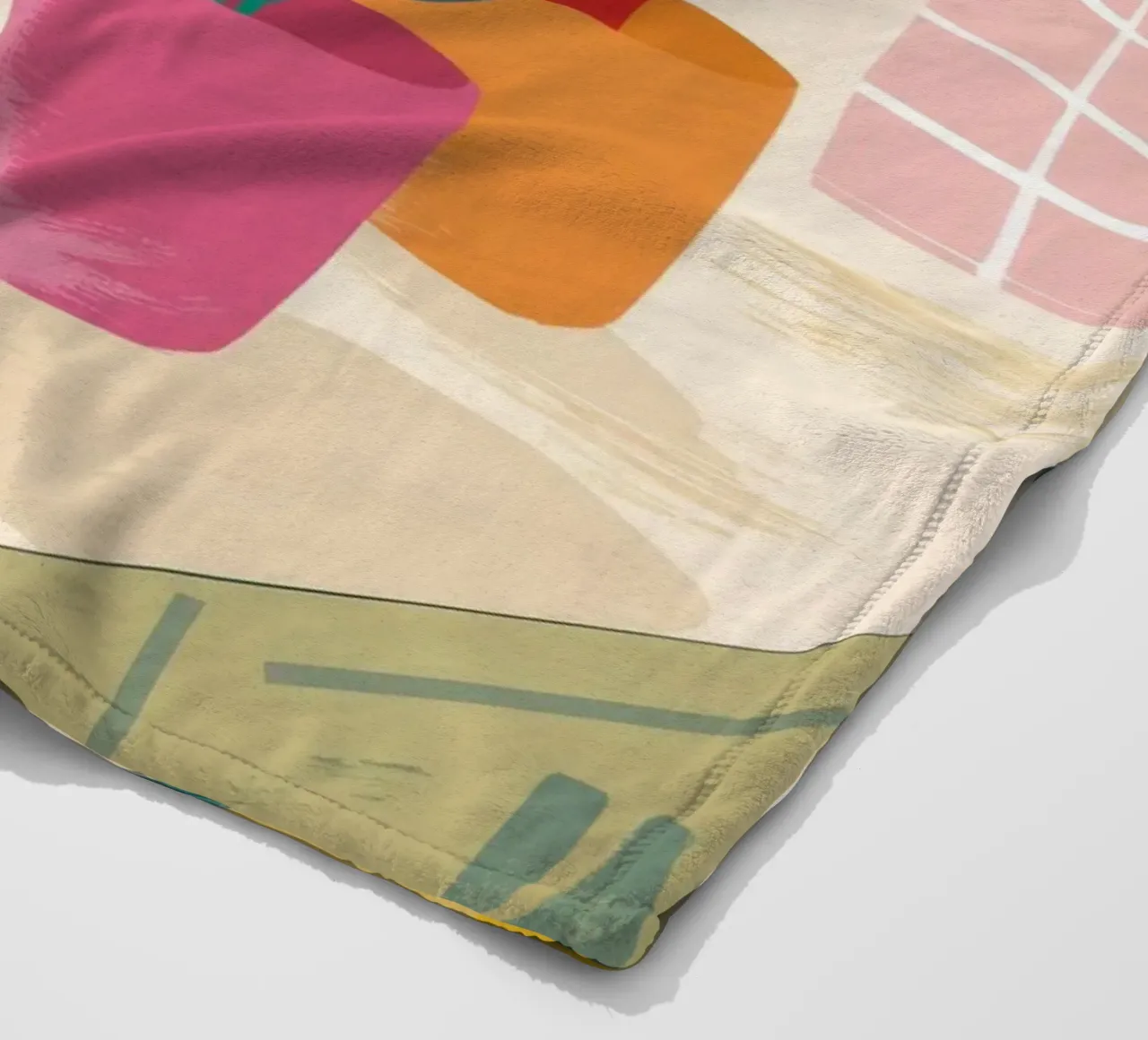 Sunny Kitchen Window fleece blanket by Flock Reverie