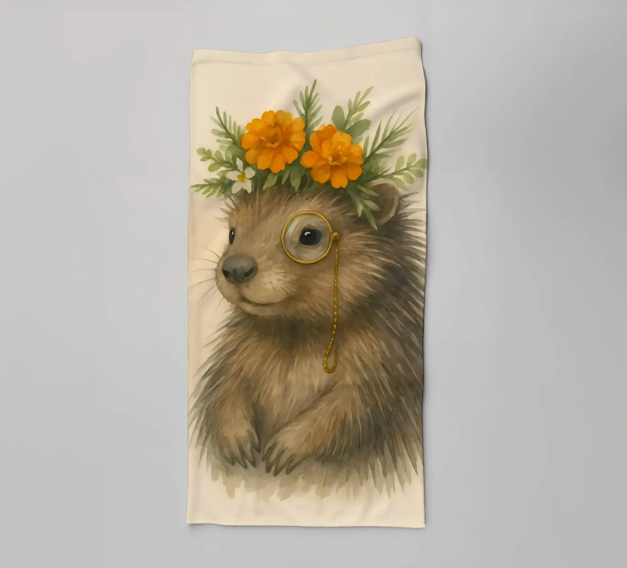 Der Gentleman-Igel Handtuch von Graceful Desine