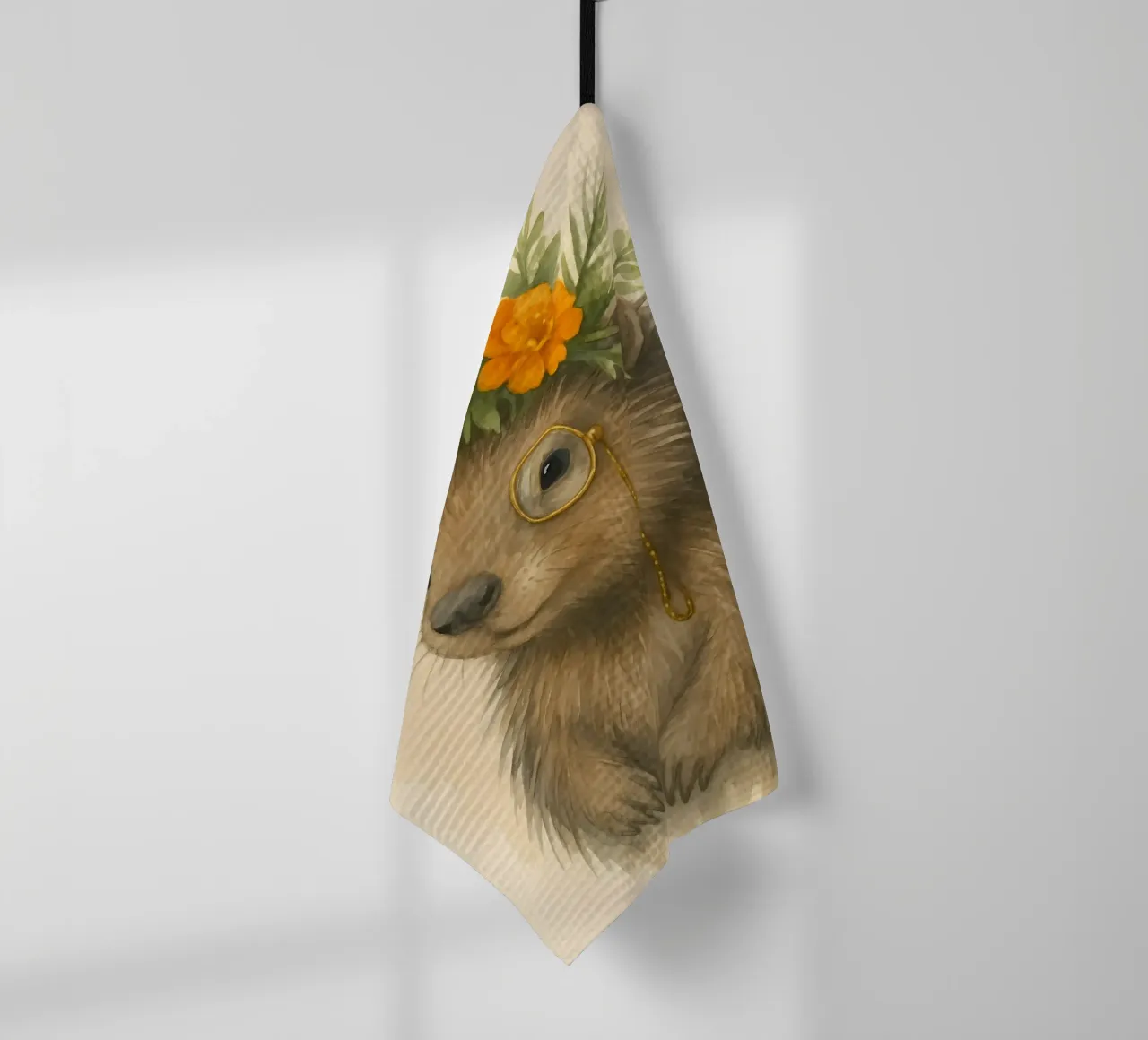 Der Gentleman-Igel Geschirrtuch von Graceful Desine