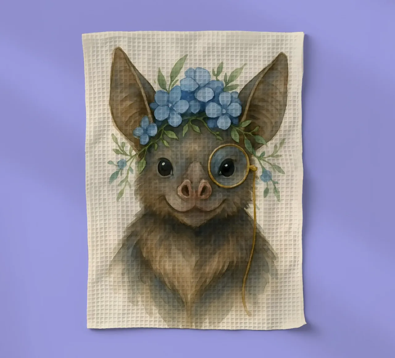 Il pipistrello gentiluomo canovaccio da cucina da Graceful Desine