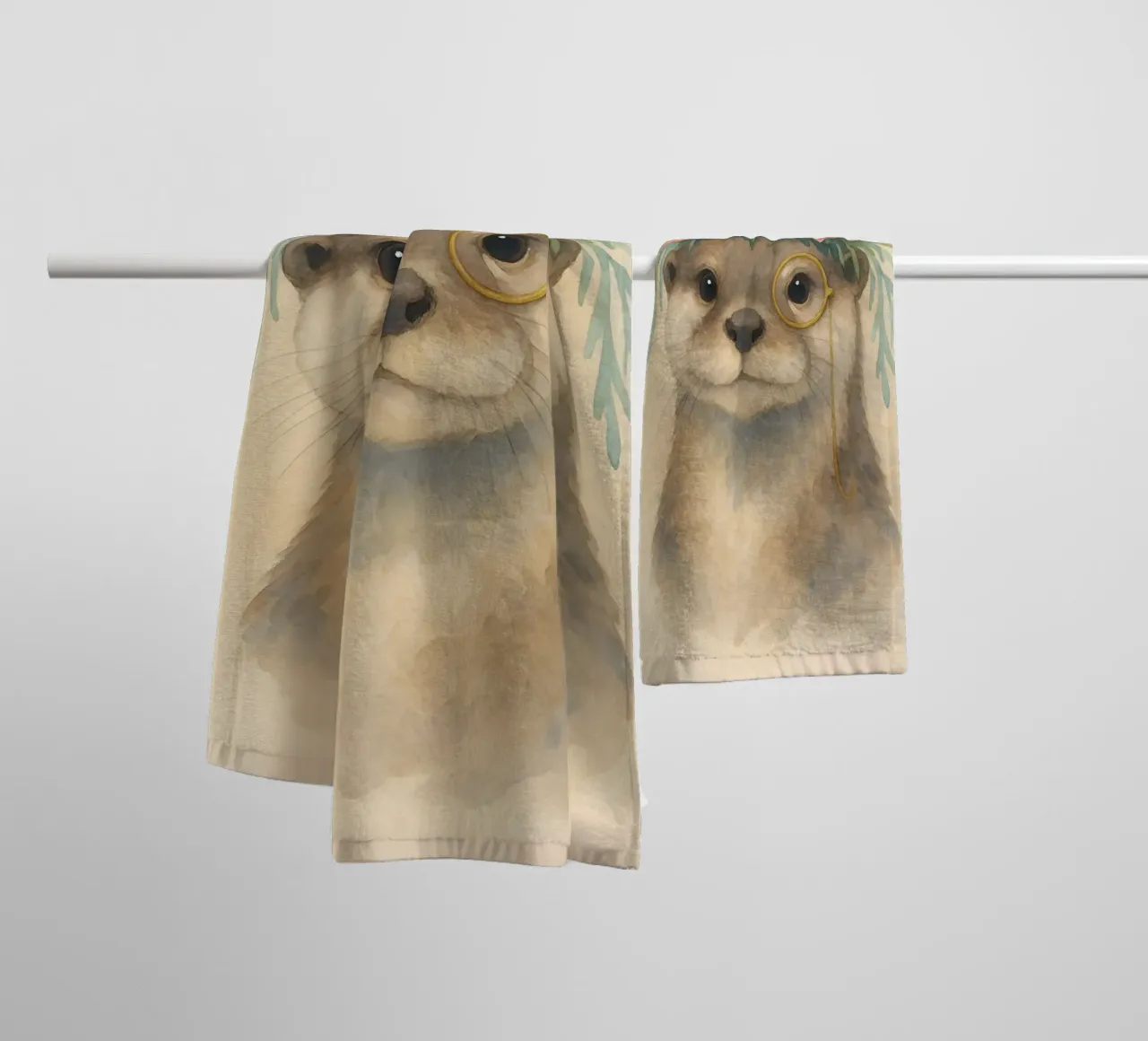 Die sanfte Otter-Rebe Handtuch von Graceful Desine