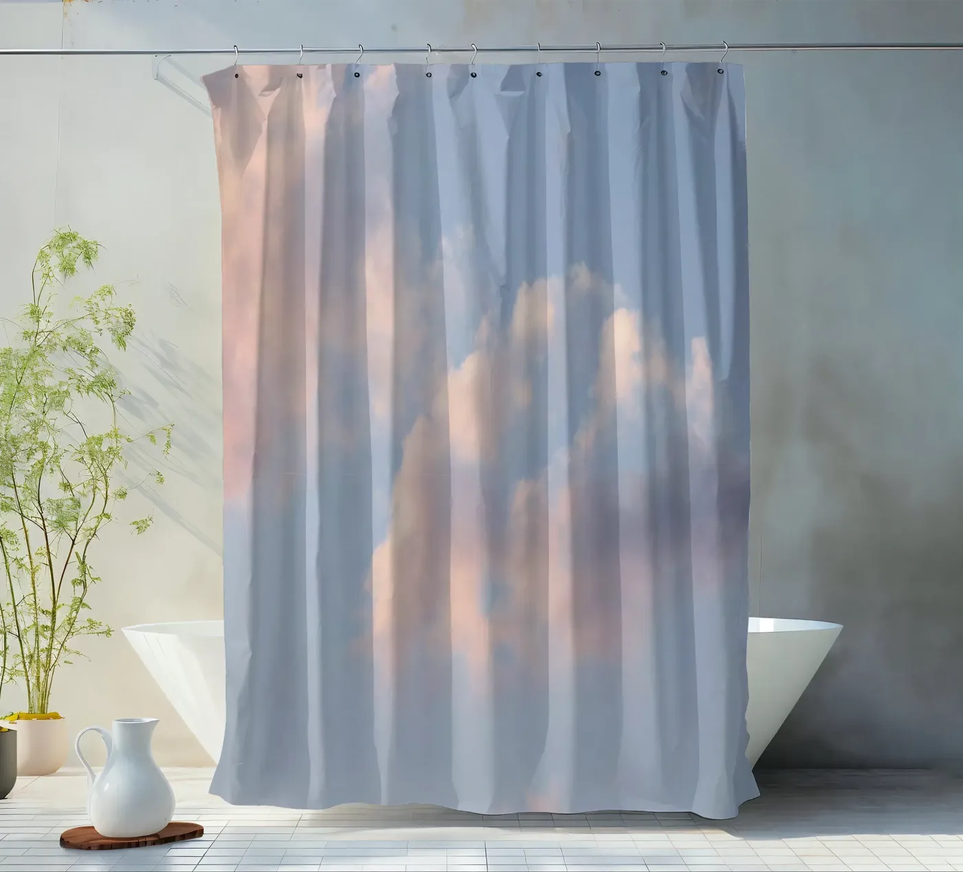Pastel Sky 16 rideau de douche de Mareike Böhmer Photography