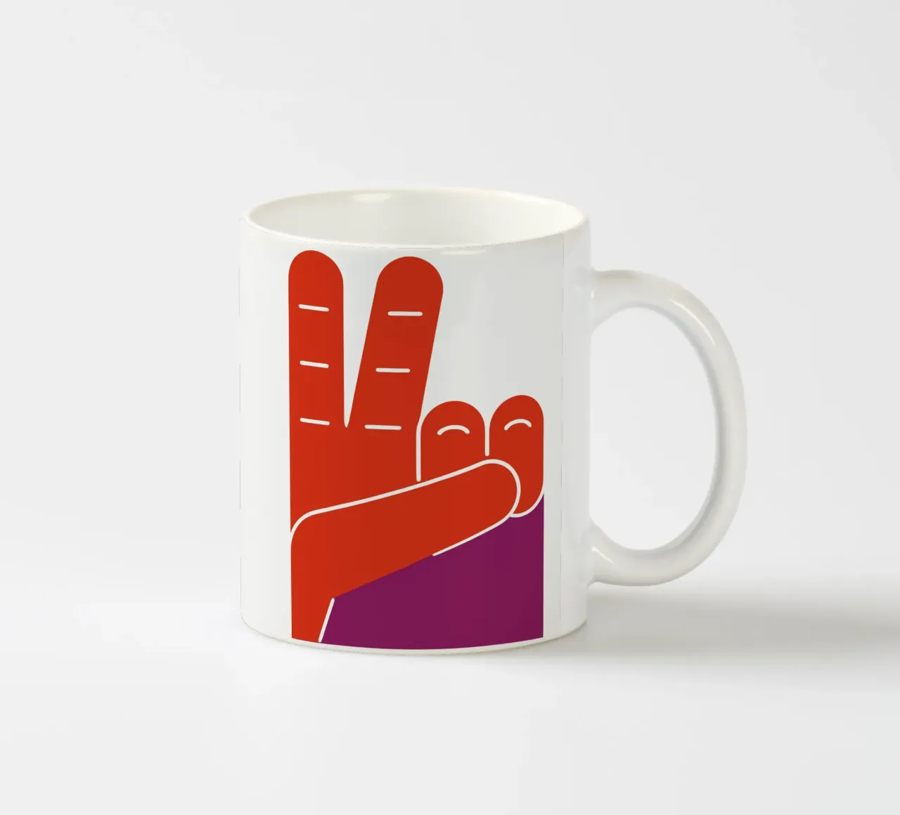 Peace & Play tazza in ceramica da SMPLE