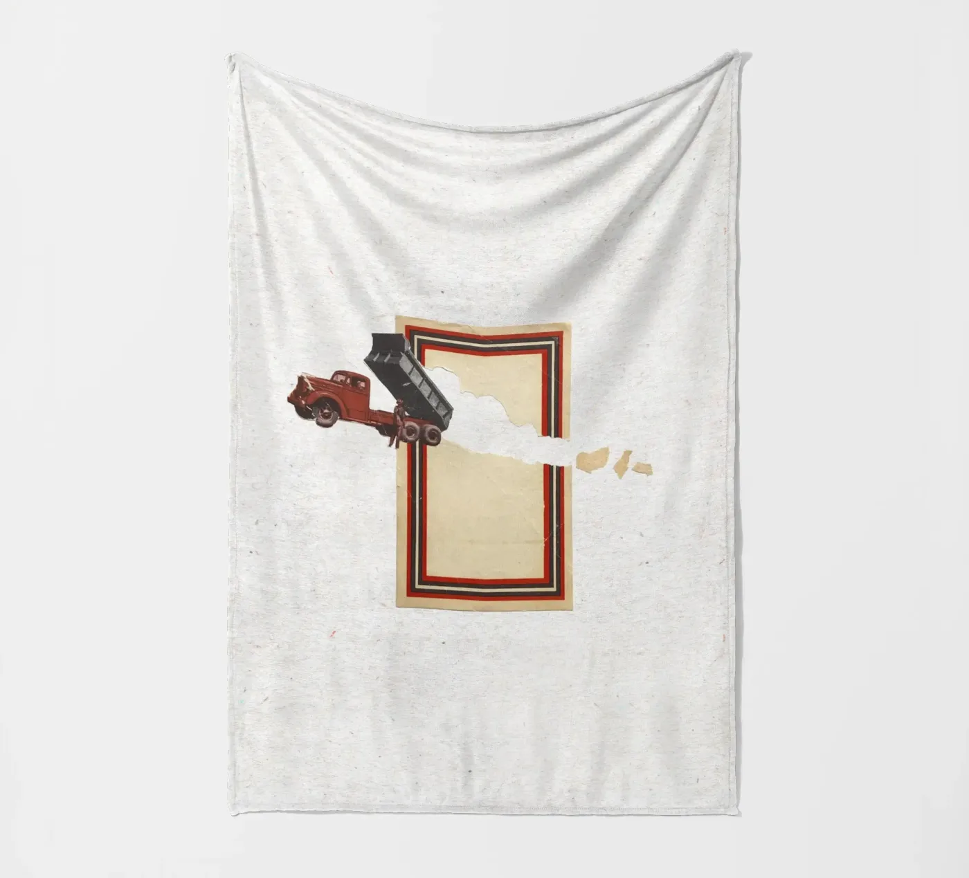 Torn load coperta in pile da Carlos Quitério