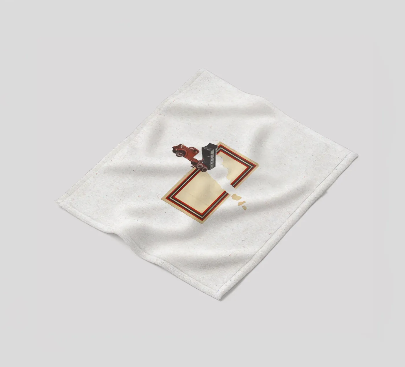 Torn load coperta in pile da Carlos Quitério