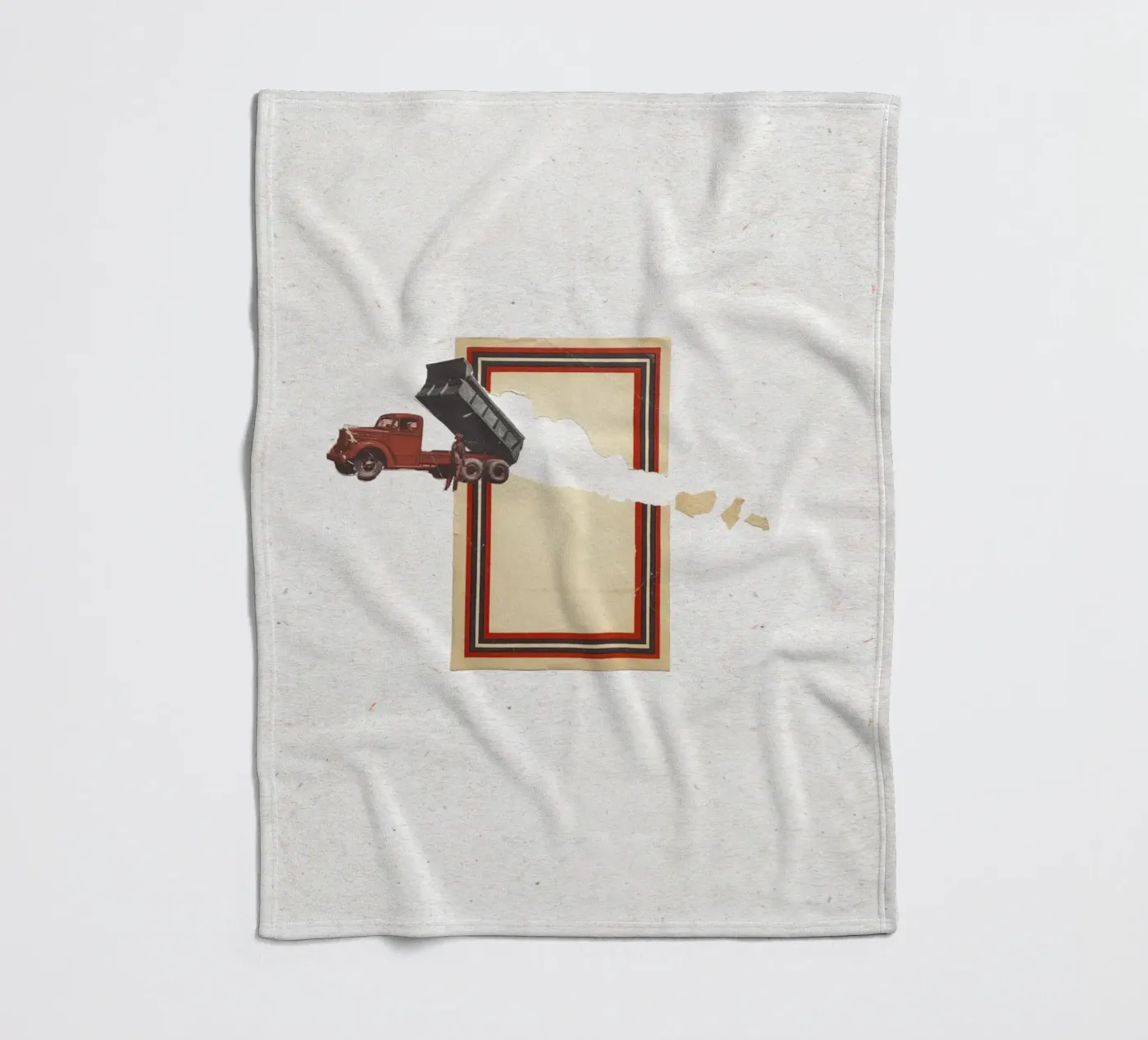 Torn load coperta in pile da Carlos Quitério