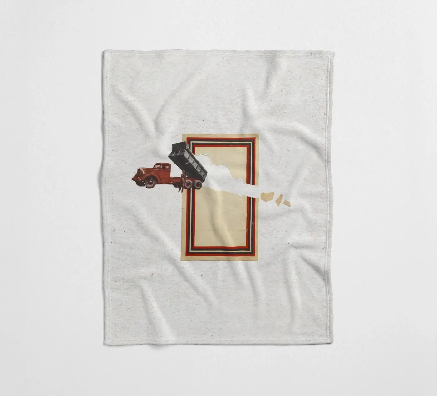 Torn load coperta in pile da Carlos Quitério