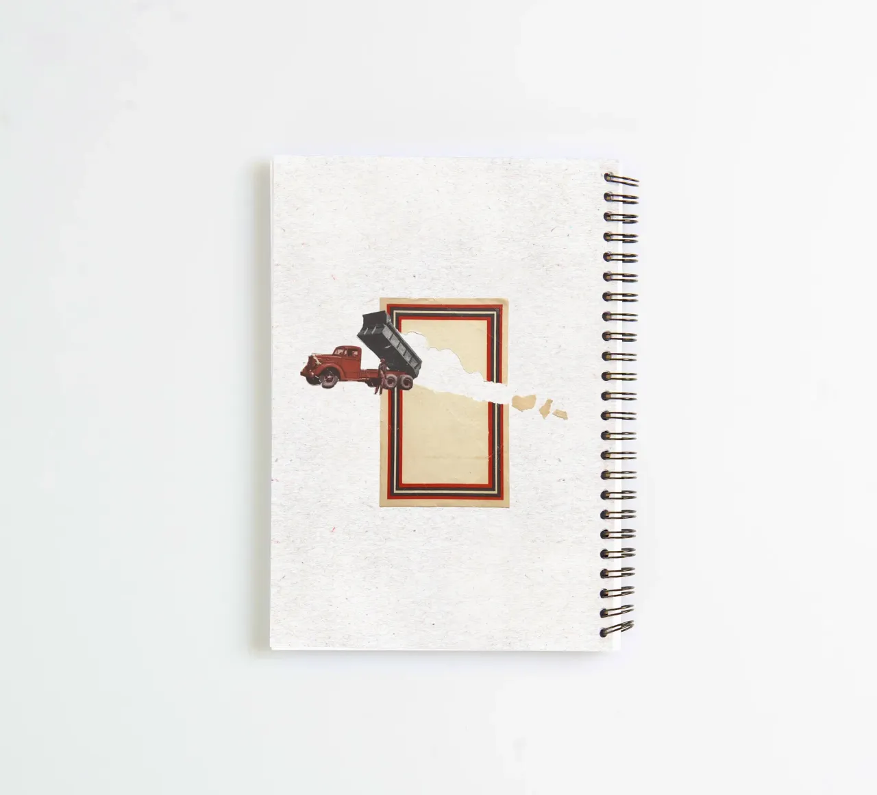 Torn load spiral notebook by Carlos Quitério