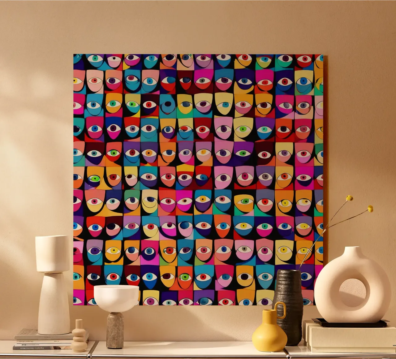 Occhi_14 plexiglass da AI-Portraits by LK