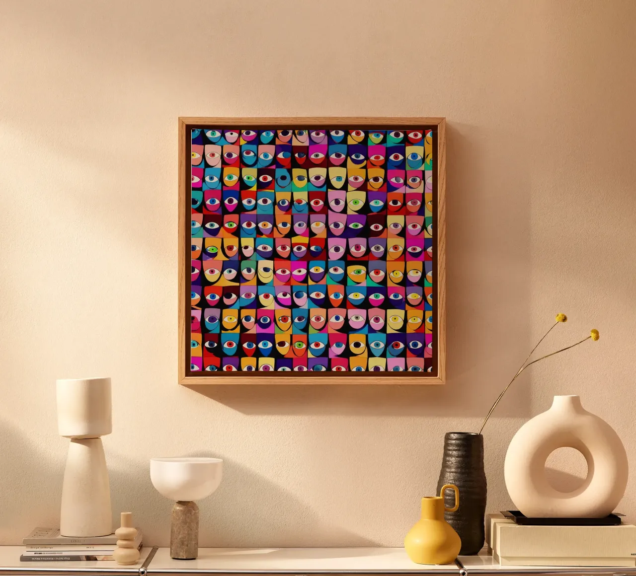 Eyes_14 canvas by AI-Portraits by LK