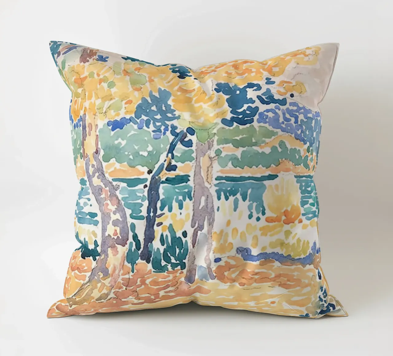 alberi fiume natura cuscino da Harley Wood