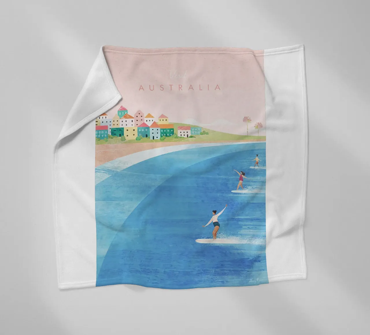 le donne fanno surf coperta in pile da damon store