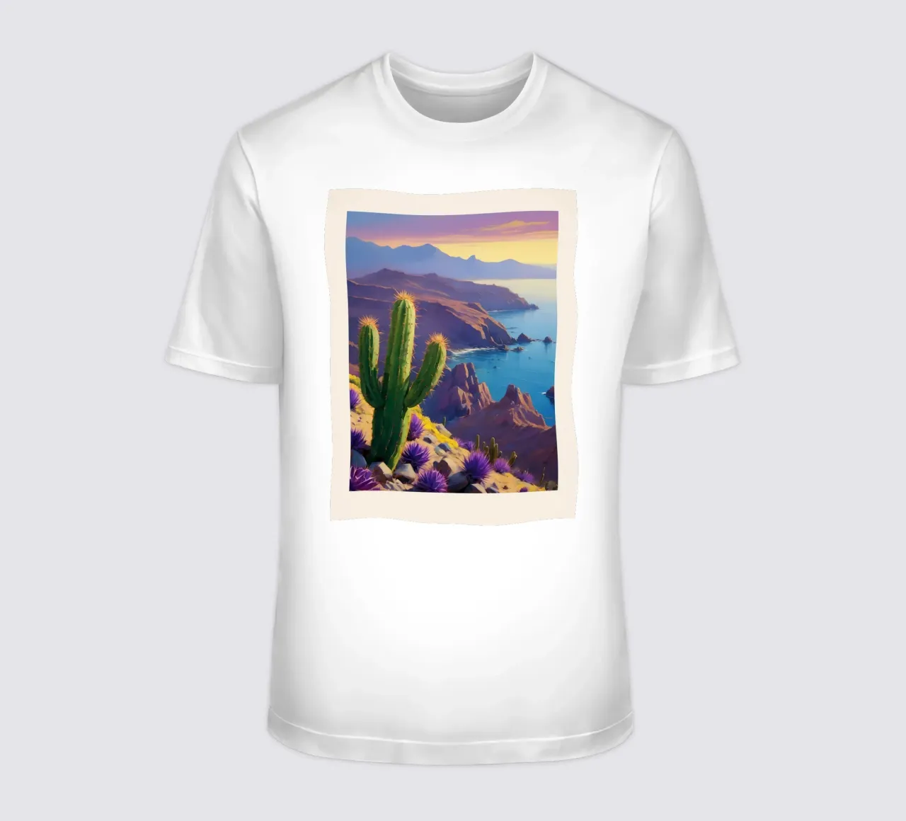 Sunset Over the Cliffs t-shirt da Indigo Rain