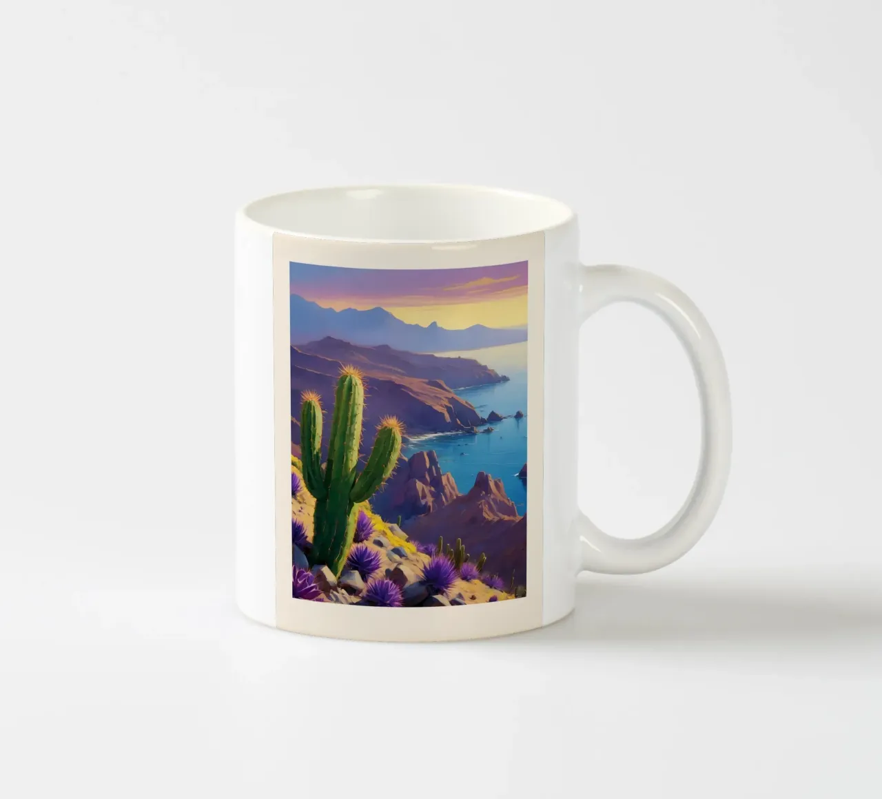 Sunset Over the Cliffs tazza in ceramica da Indigo Rain