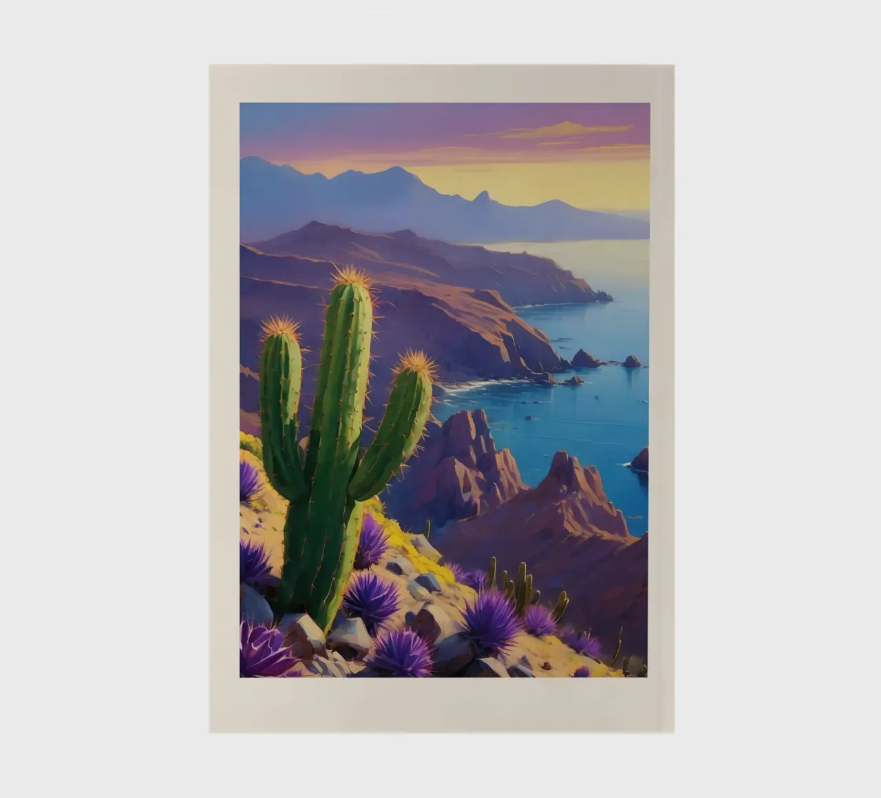 Sunset Over the Cliffs notebook by Indigo Rain