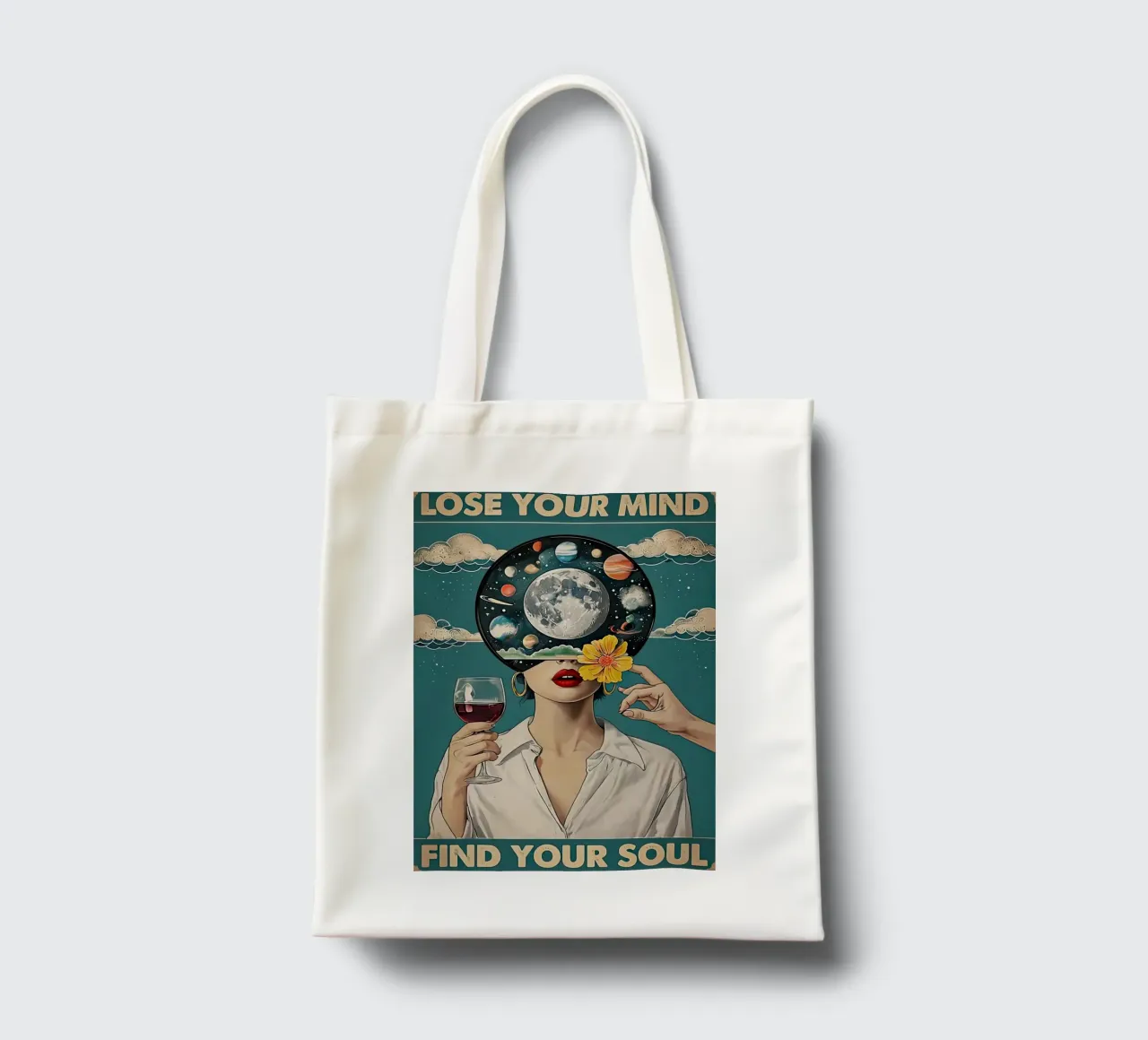 Red Wayne Perdere la testa borsa in juta da hibbs ronniee