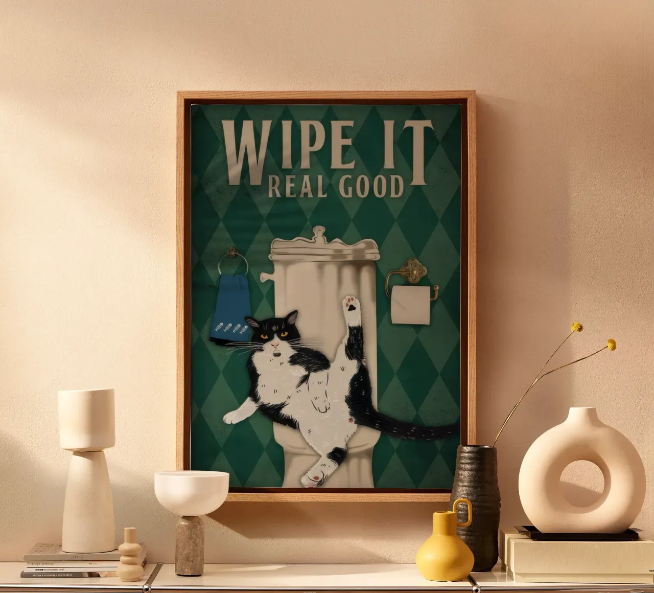 Wipe It Real Good canvas by hibbs ronniee