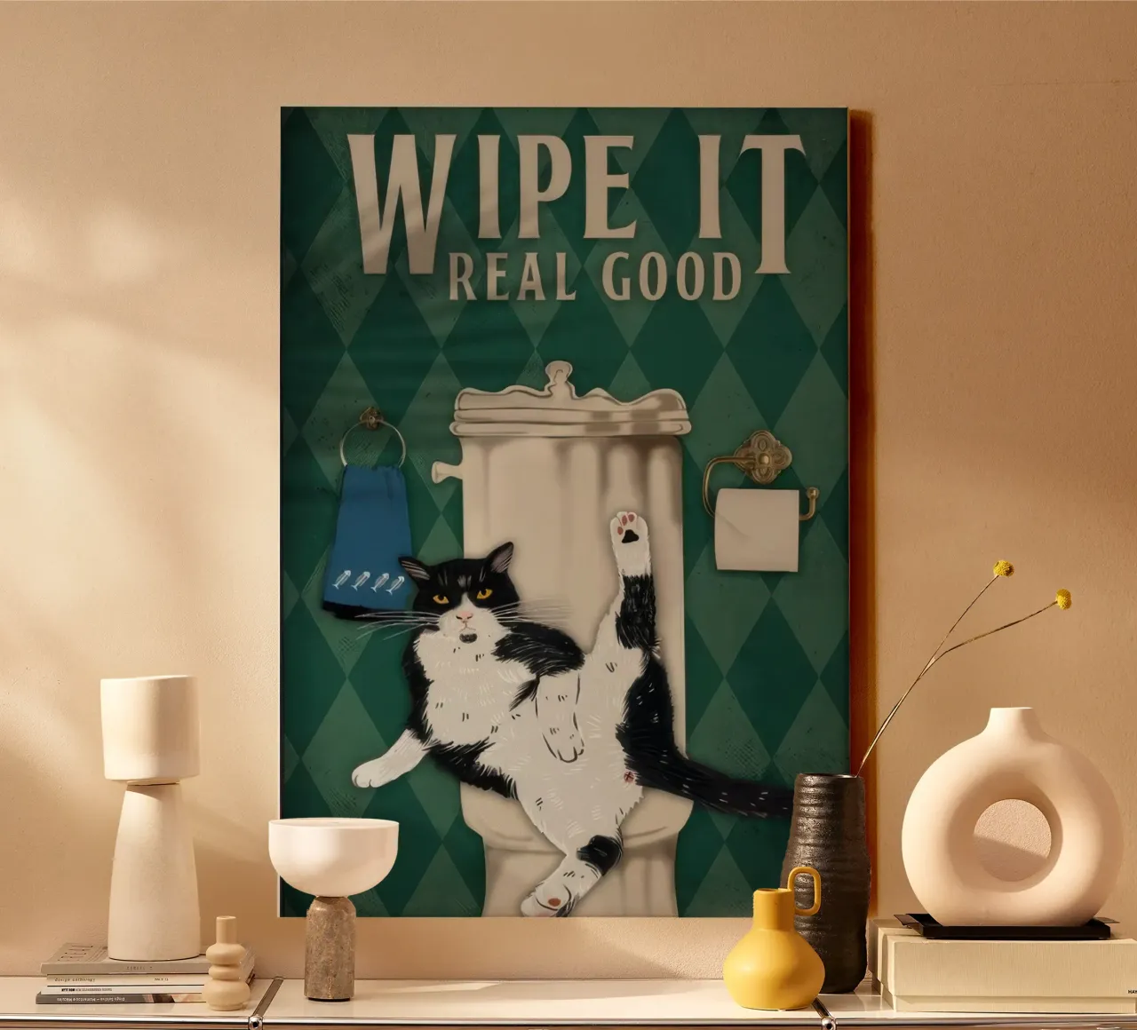 Wipe It Real Good canvas by hibbs ronniee