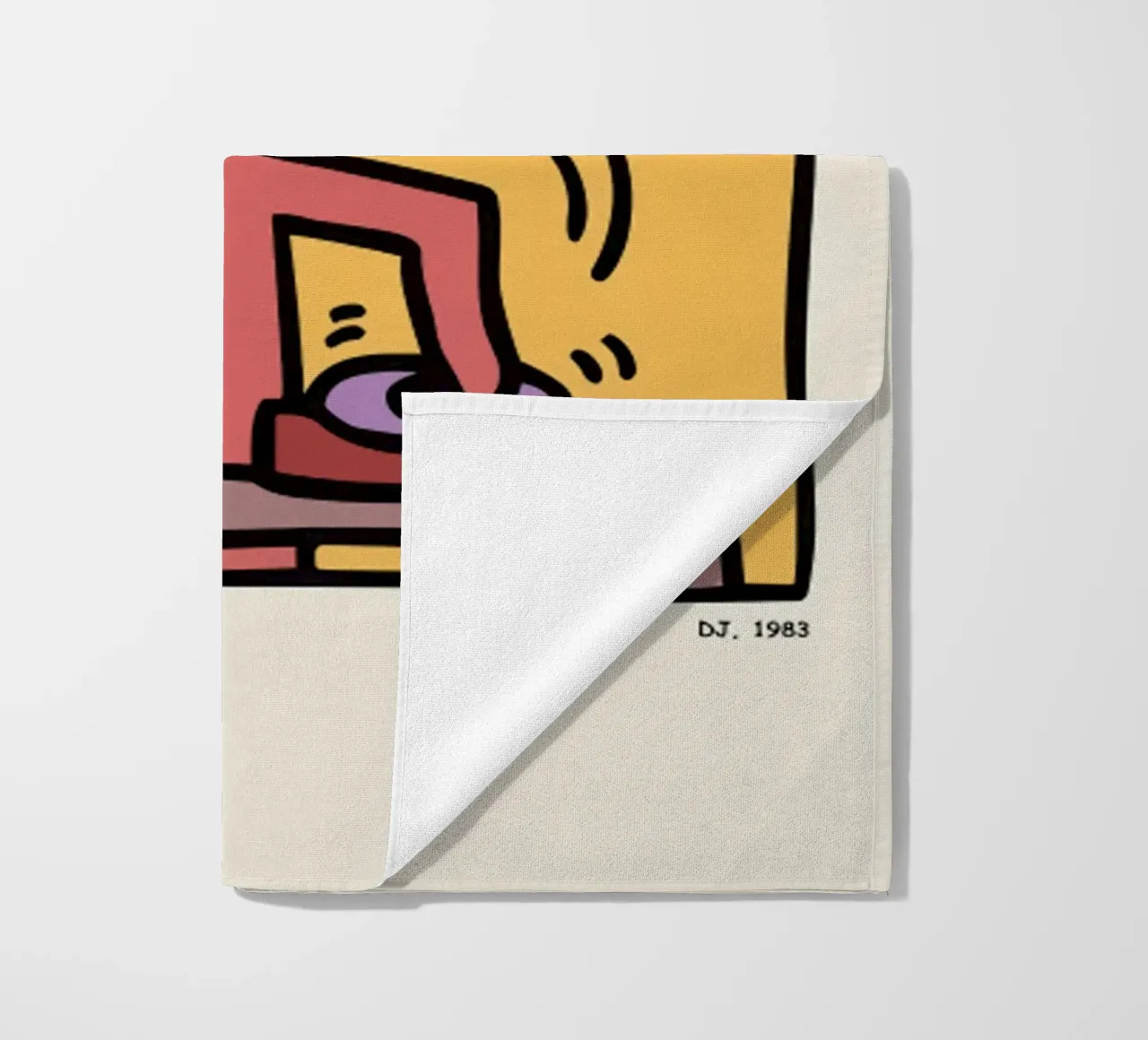 Keith Haring DJ.1983 telo mare da edward shop