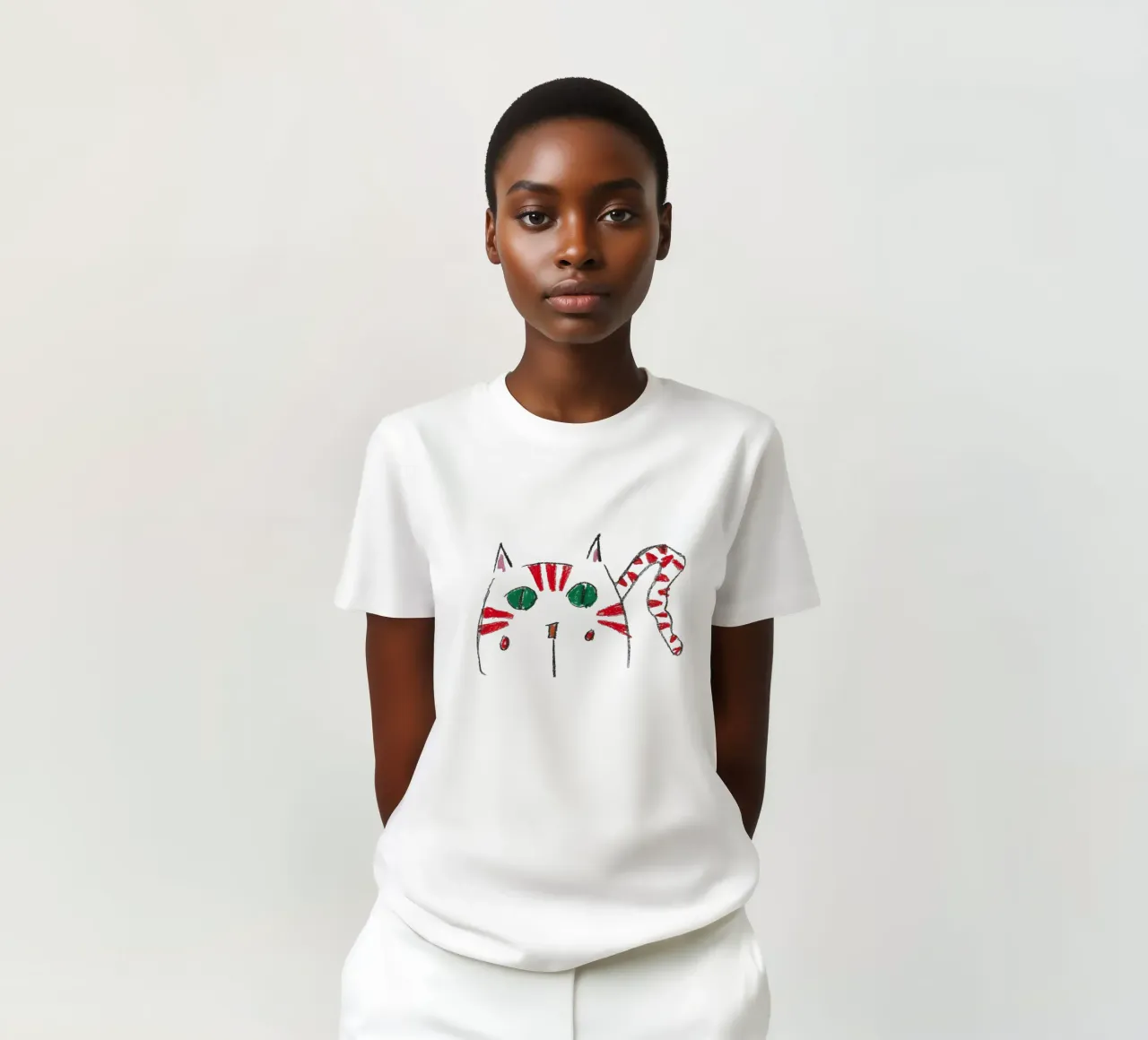 Miau Miau #1 t-shirt van Ava Baleine