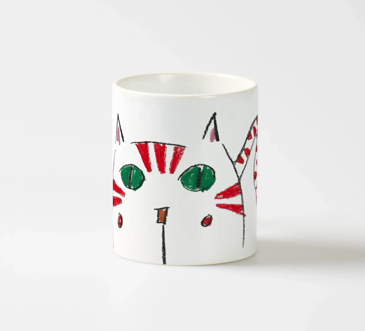 Miau Miau #1 tazza in ceramica da Ava Baleine