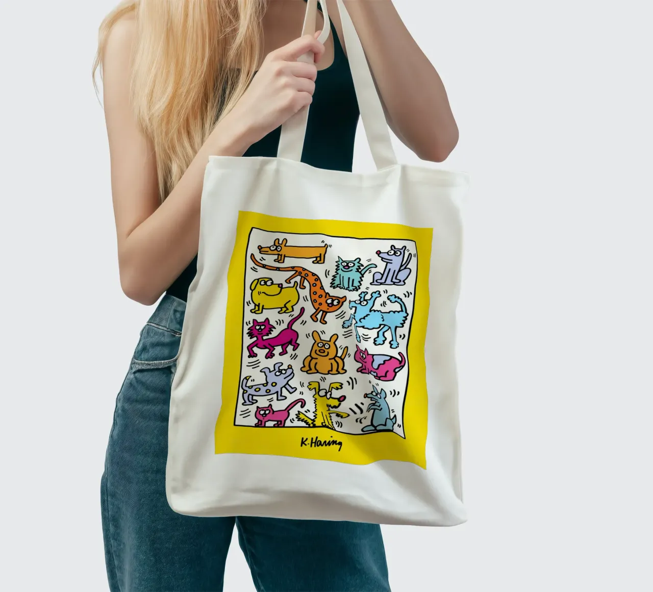 La Humane Society della Contea di Broward 1987 borsa in juta da edward shop