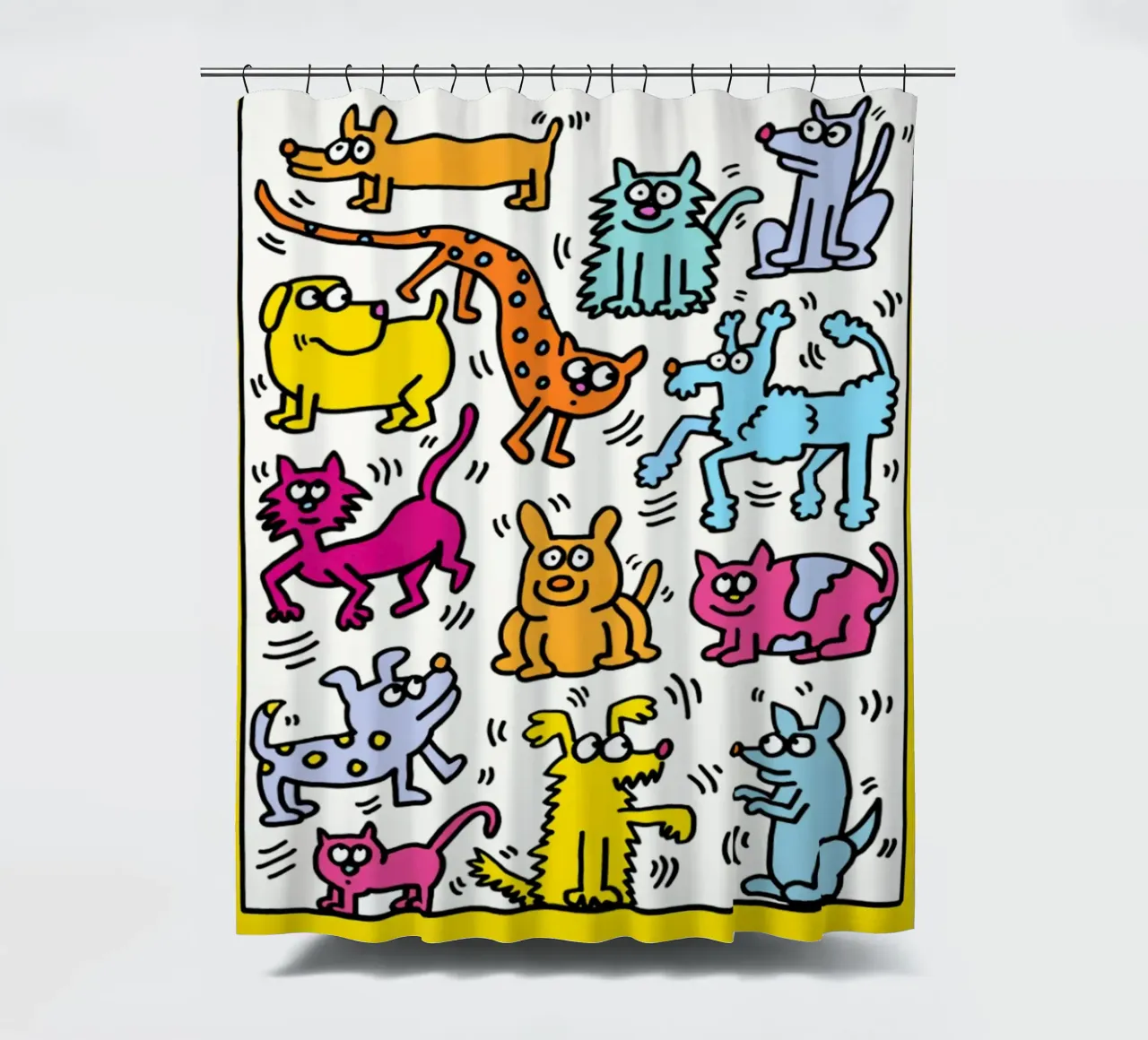 La Humane Society della Contea di Broward 1987 tenda da doccia da edward shop