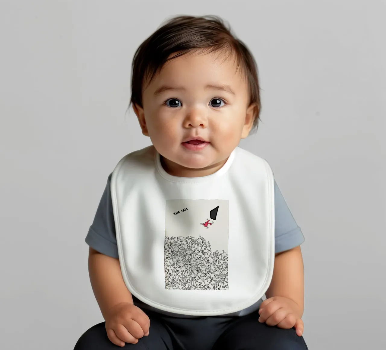 Keith Haring THE FALL Babylätzchen von edward shop