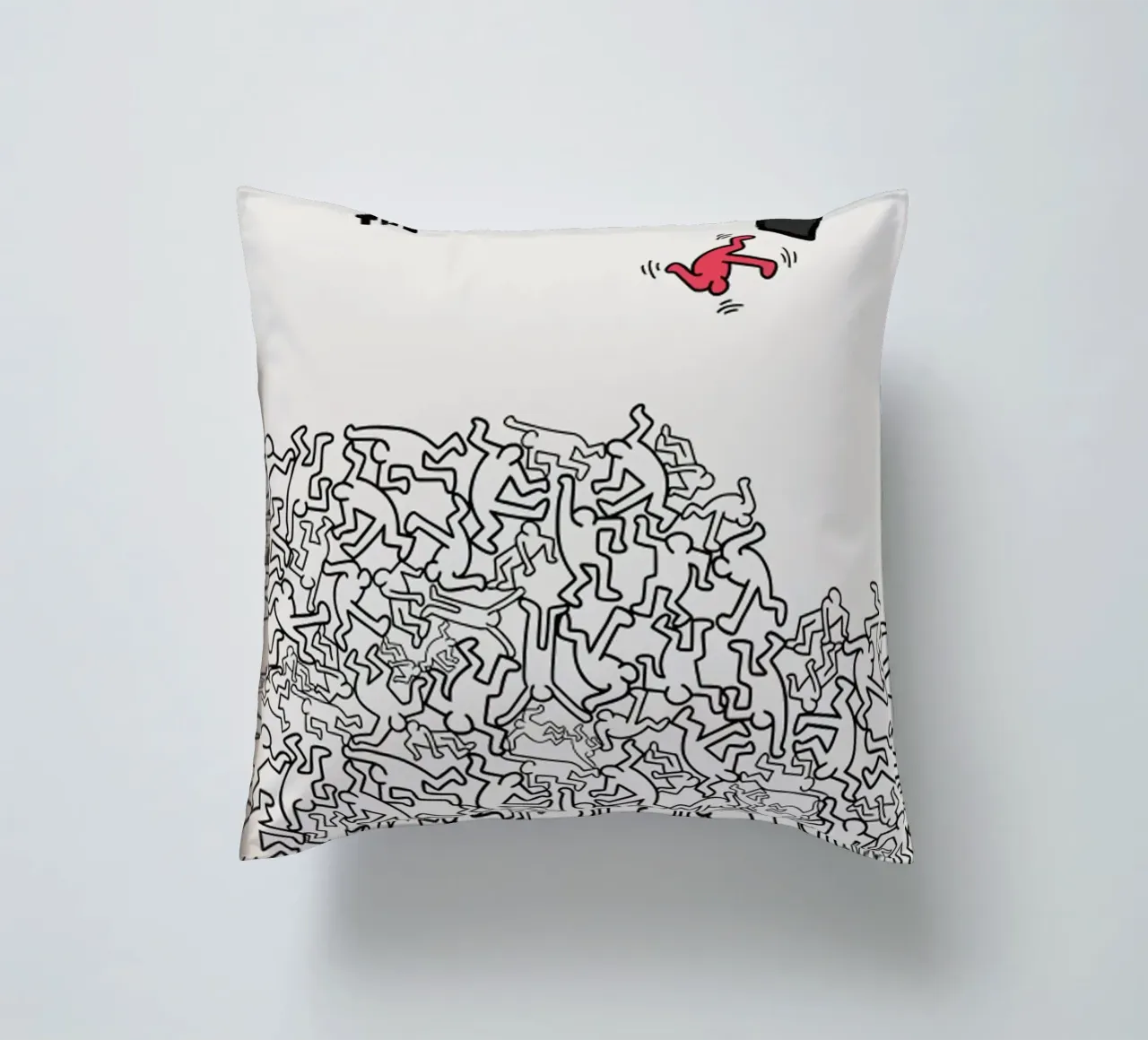 Keith Haring LA CADUTA cuscino da edward shop