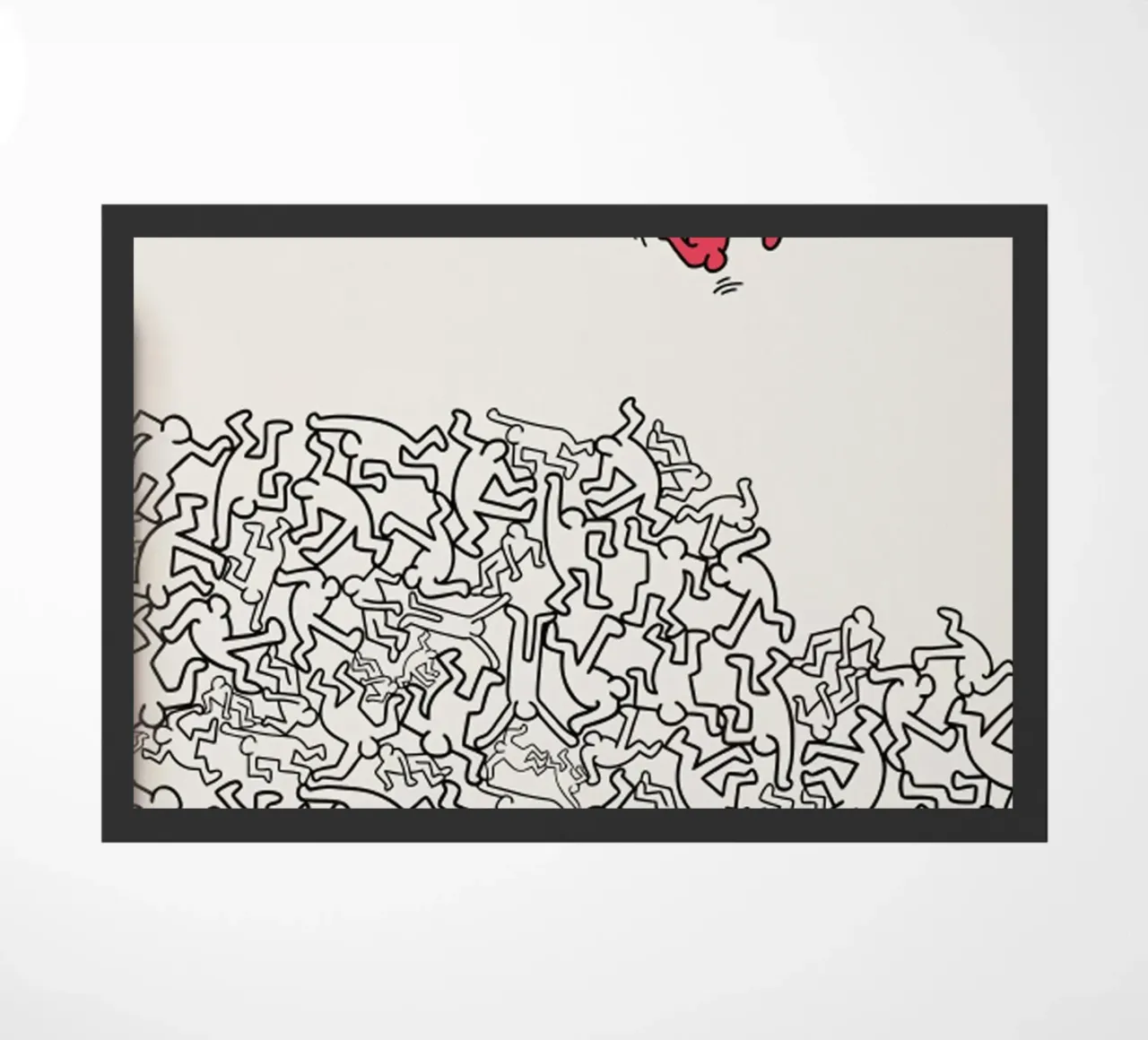 Keith Haring LA CADUTA zerbino da edward shop