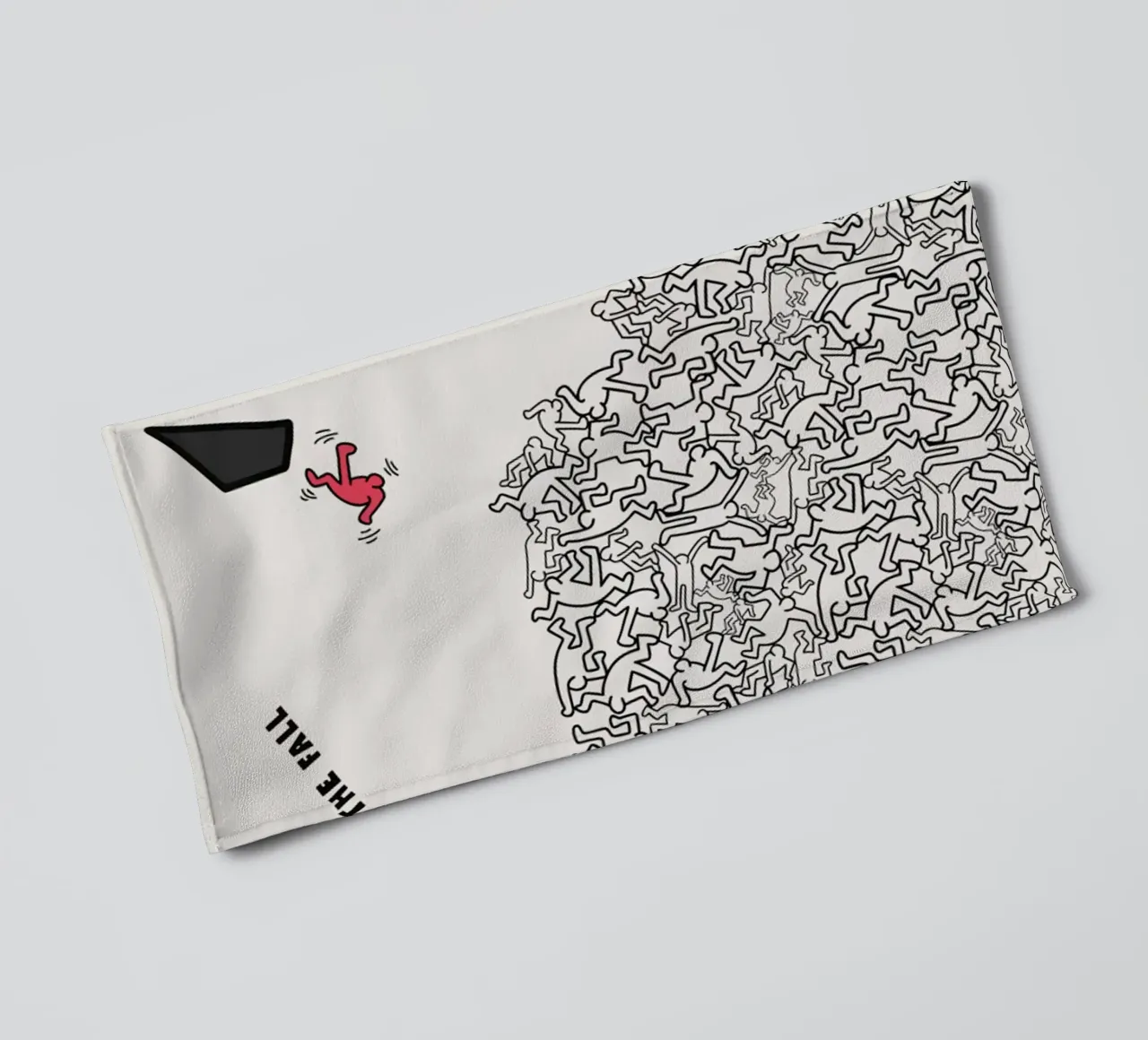 Keith Haring THE FALL Handtuch von edward shop