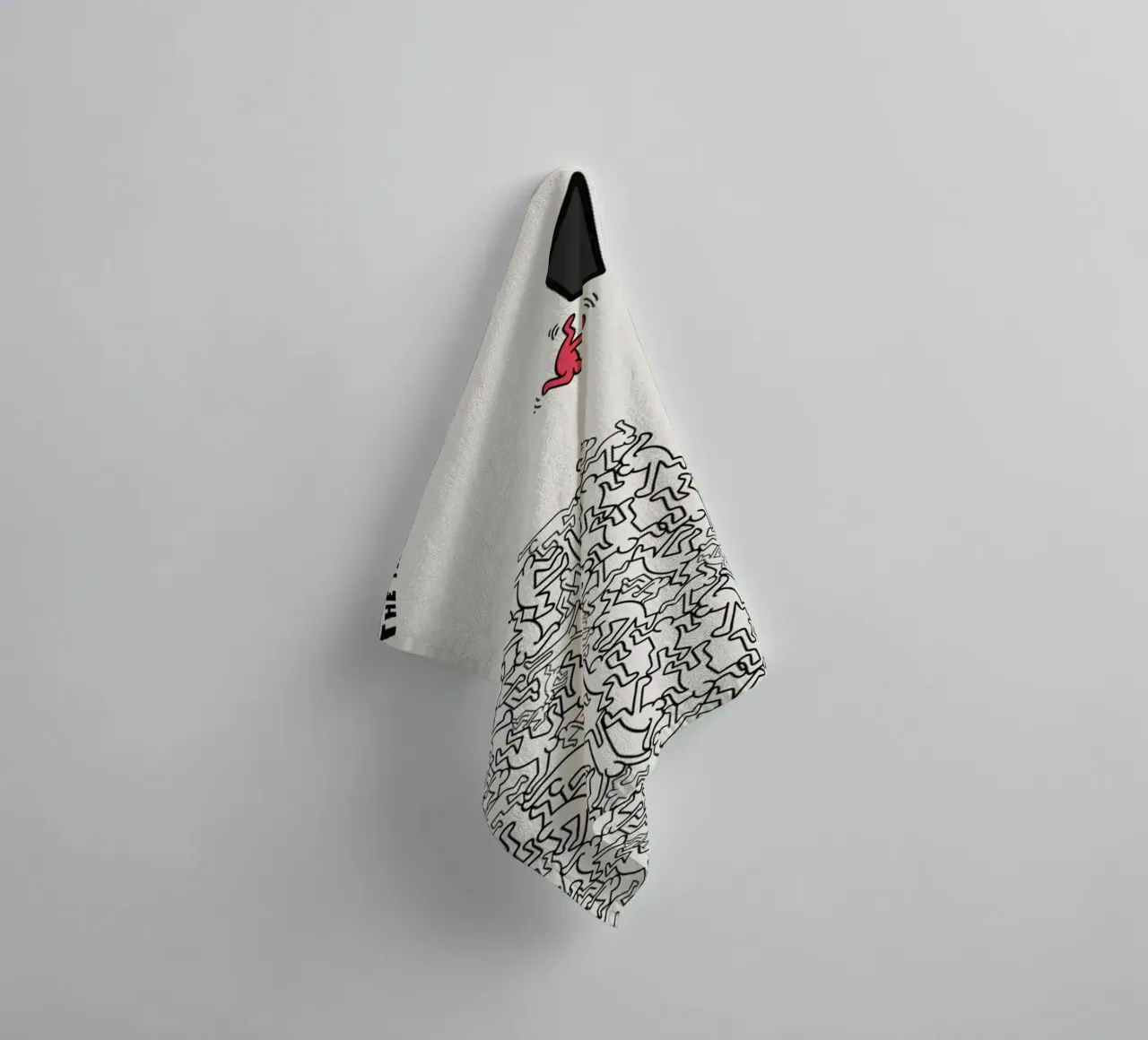 Keith Haring THE FALL Handtuch von edward shop