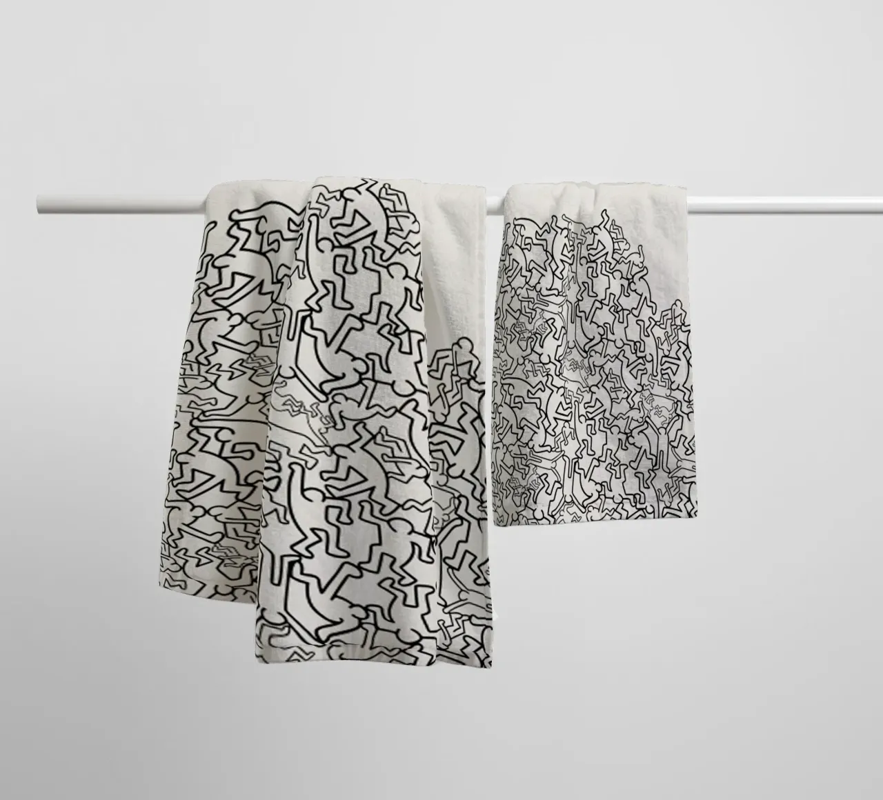 Keith Haring THE FALL Handtuch von edward shop