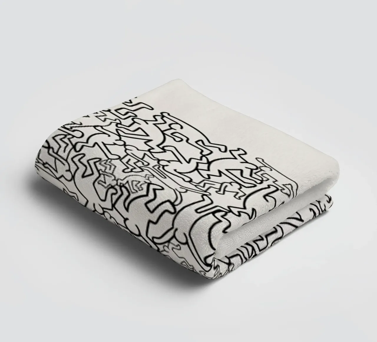 Keith Haring THE FALL Handtuch von edward shop