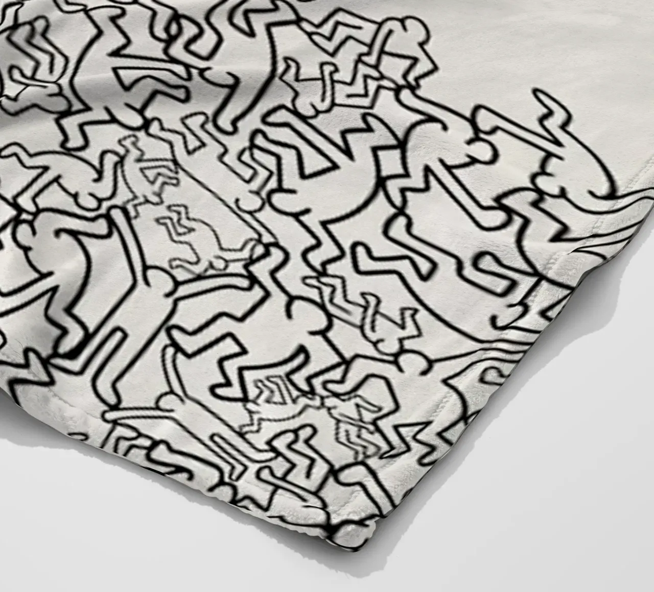 Keith Haring THE FALL Fleecedecke von edward shop