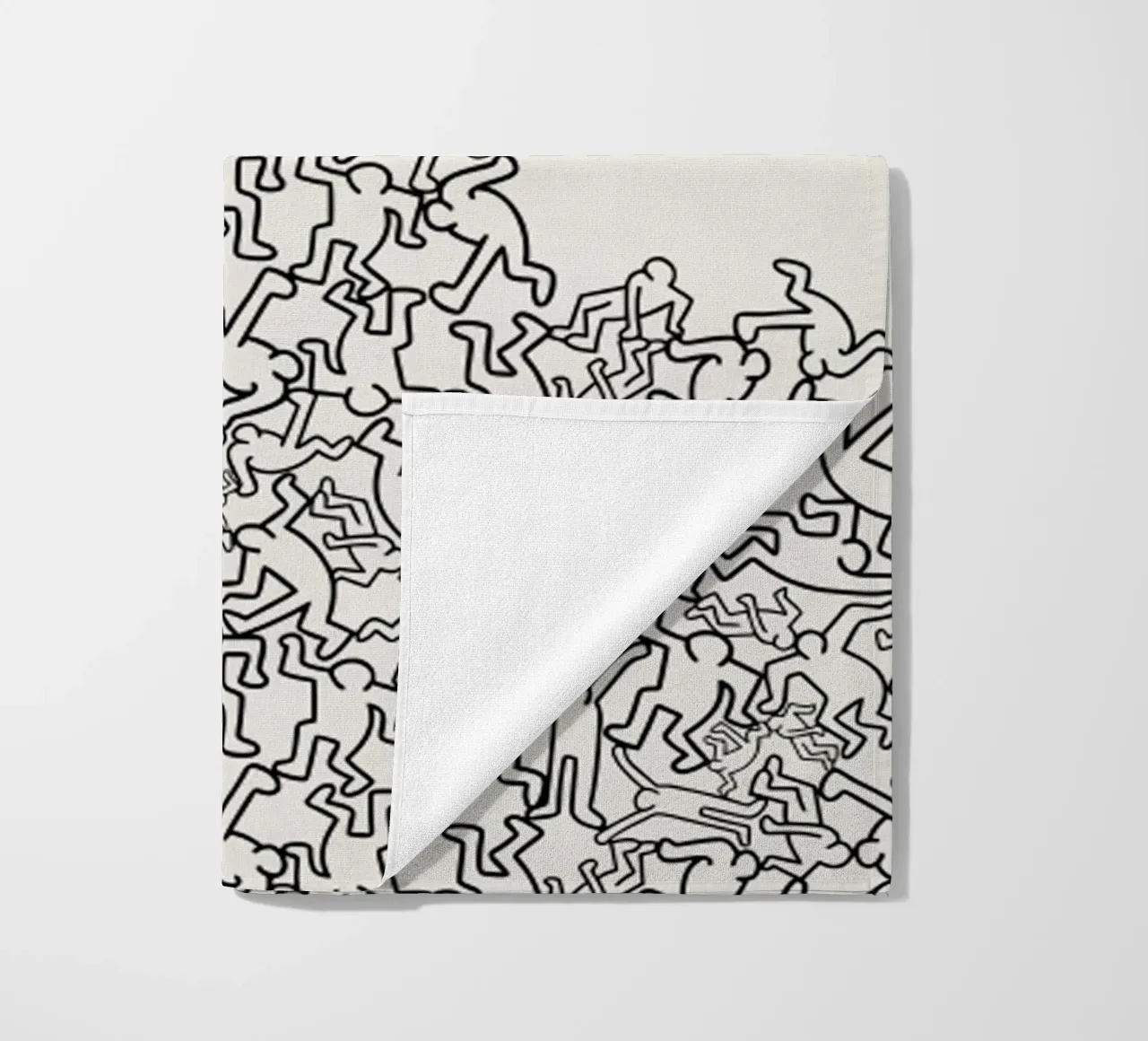 Keith Haring LA CADUTA telo mare da edward shop