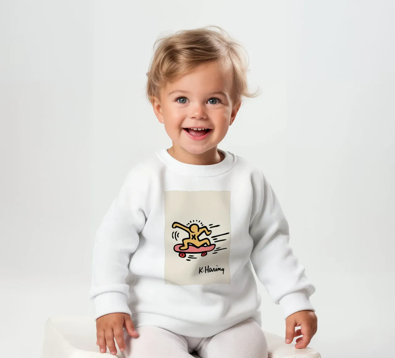 Keith Haring felpa neonato da edward shop