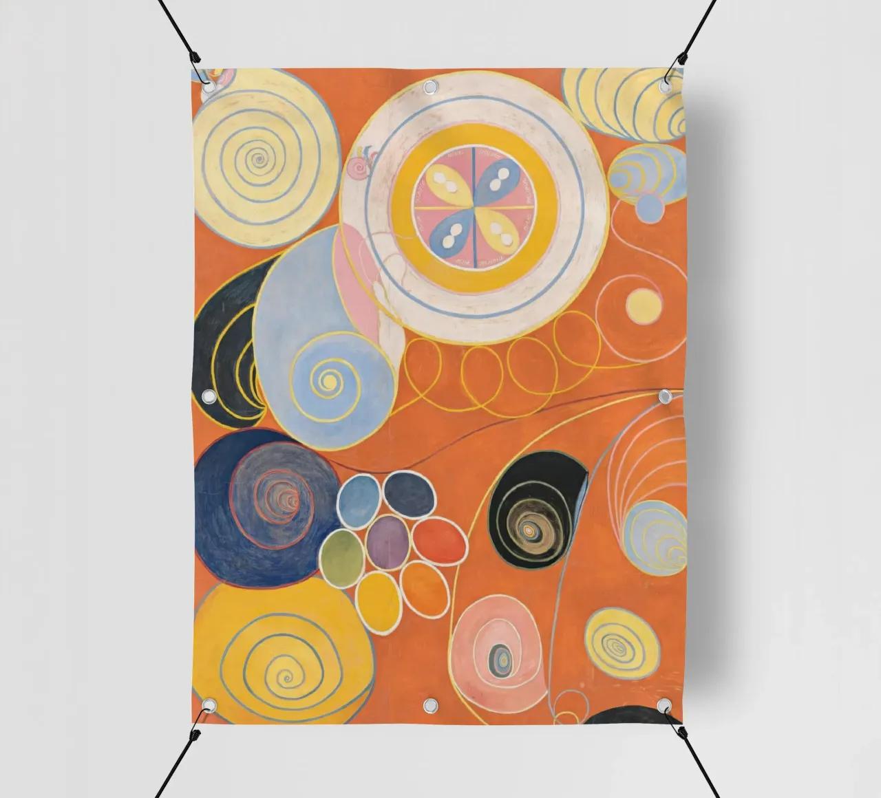 motivo centrale di hilma af klint telo in pvc da jay romero