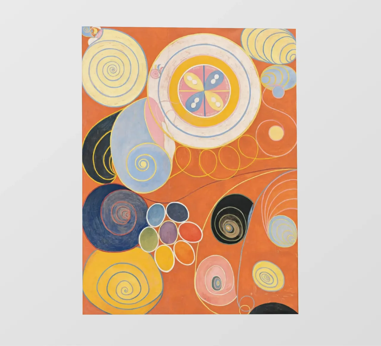 motivo centrale di hilma af klint telo in pvc da jay romero