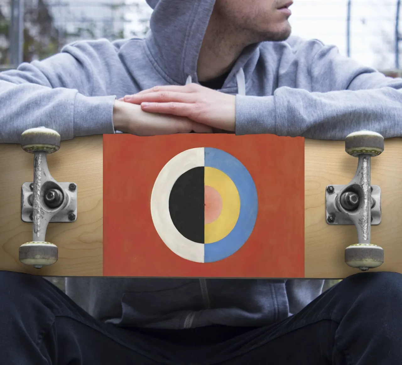 sovrapposizione di hilma af klint adesivo da jay romero