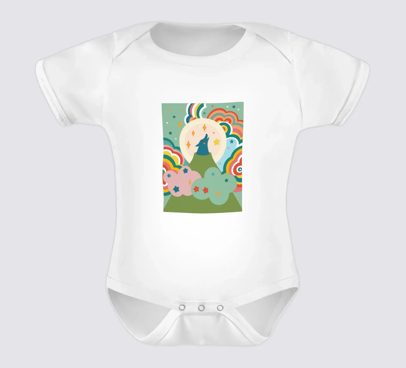 Wolf Roar body bébé de CUTE ANIMALS