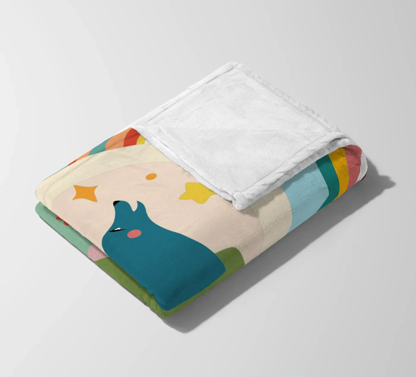 Wolf Roar Fleecedecke von CUTE ANIMALS